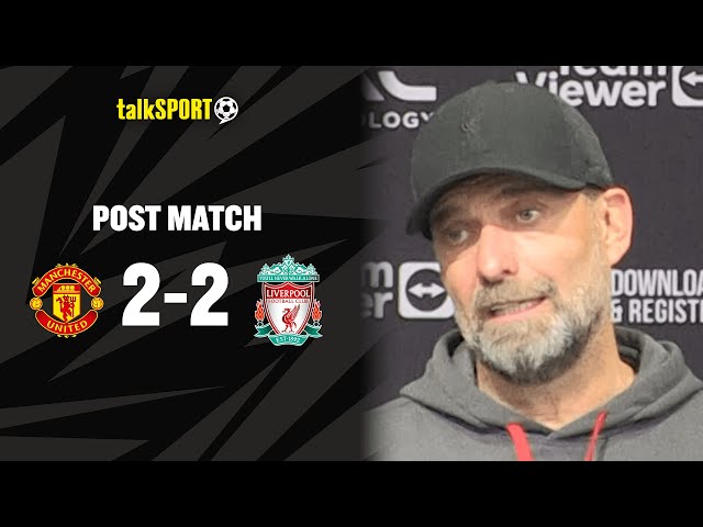 Jurgen Klopp REACTS To Liverpool's 2-2 Draw With Manchester United! 🎙️🔥