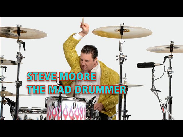 The Mad Drum Artist Steve Moore: WIPE OUT #maddrummer #stevemoore #drummerworld