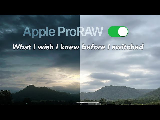 When you should use ProRAW, and when you shouldn’t