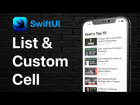 SwiftUI List with Custom Cell & Passing Data