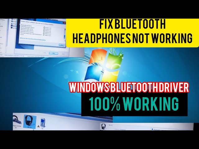 How to Solve Windows 7 Bluetooth Audio Device Not Working | Bluetooth Audio Device Issues
