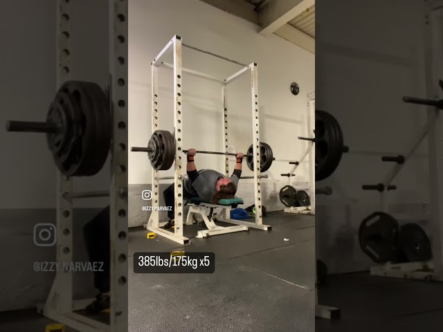 385lbs/175kg Bench Press for Reps