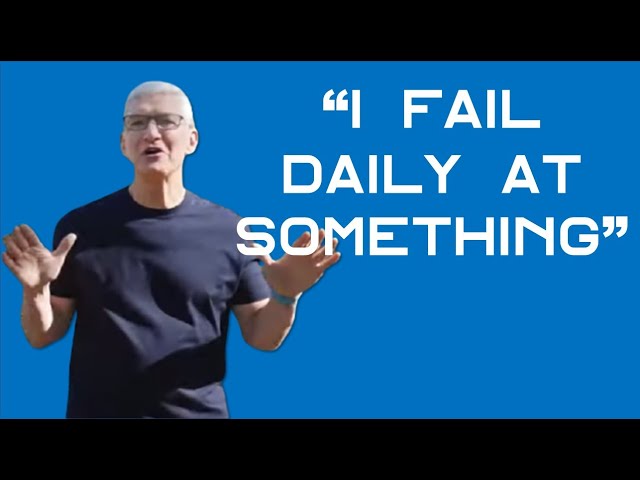 Tim Cook: "If You Are Not Failing...You Haven't Tried Different Things".