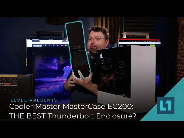 Cooler Master MasterCase EG200: THE BEST Thunderbolt Enclosure? Tested on Thunderbolt 4!
