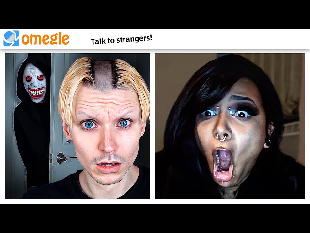 TROLLING OMEGLE with JUMPSCARES