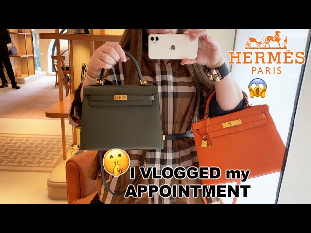 I VLOGGED my HERMÈS PARIS APPOINTMENT (what I did & how I got a bag in my lottery appointment)