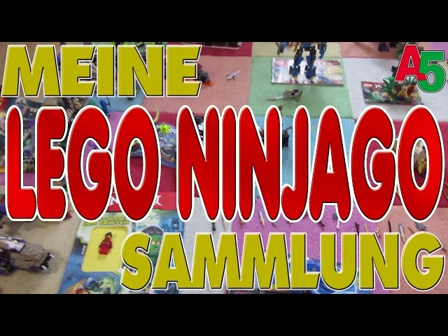 MEINE LEGO NINJAGO SAMMLUNG! Mobile Ninjabasis Elementardrachen Tempel - Ash5ive