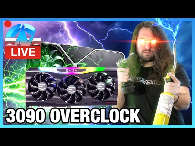 LIVE: RTX 3090 Overclocking (Air & Liquid Nitrogen)