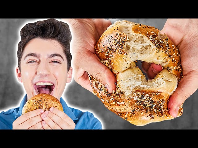 Learning The Secrets To A Perfect NY Bagel (At A Famous Bagel Shop) | Eitan Bernath