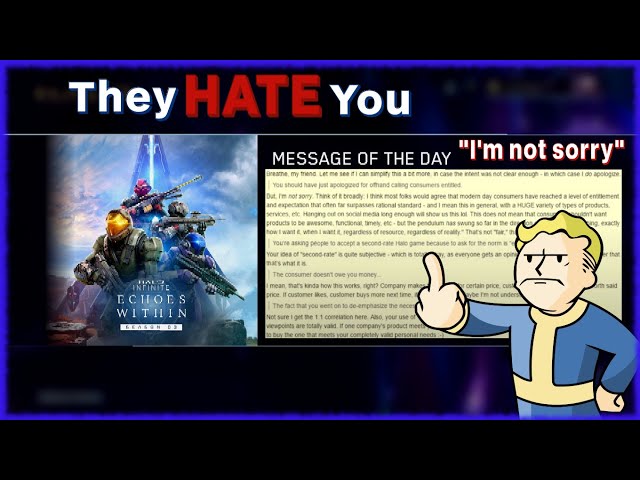 This is PROOF 343 Hates Halo and its Community