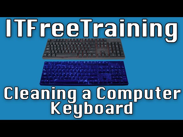 Cleaning a Computer Keyboard