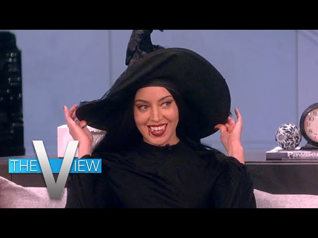 Aubrey Plaza Makes Witchy Appearance for "The View" Halloween Special | The View