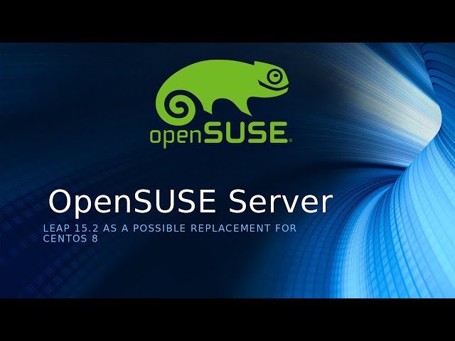 OpenSUSE Leap 15.2 Server