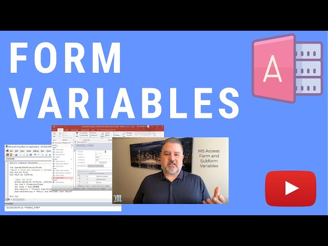 How to Use Form and Subform Variables in Microsoft Access