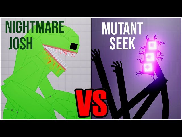 Nightmare Josh [Garten of Banban] vs Mutant SEEK [DOORS] - People Playground 1.26