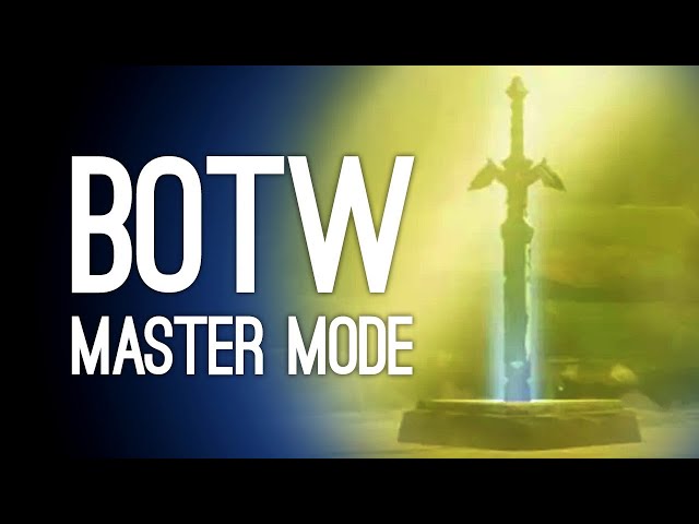 Breath of the Wild Master Mode Gameplay: Getting the Master Sword! Lord of the Mountain!