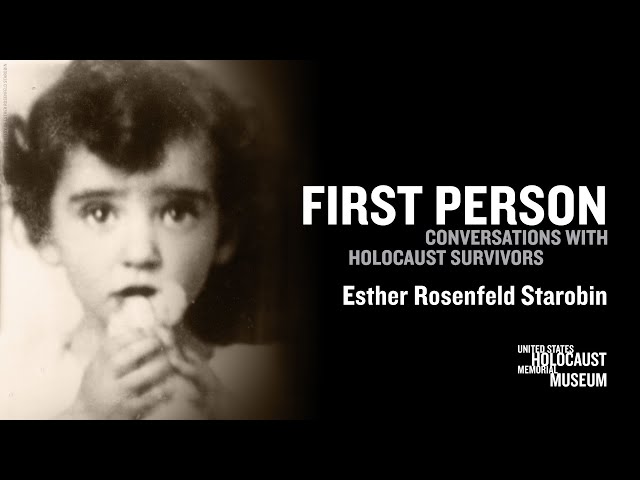 2024 First Person with Holocaust Survivor Esther Rosenfeld Starobin