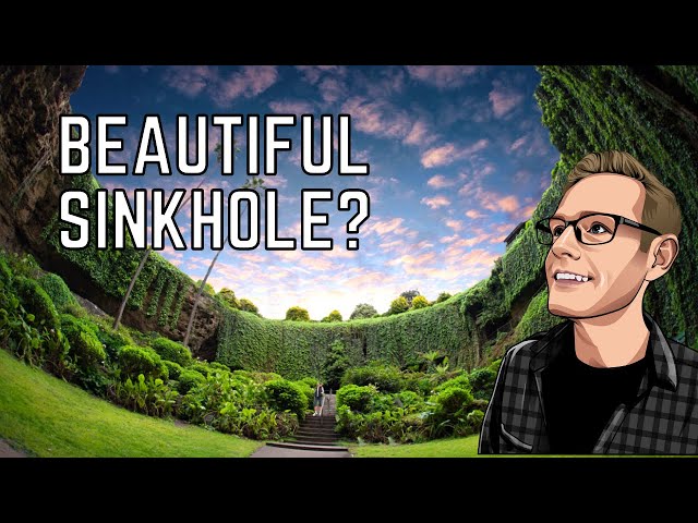 How a Sinkhole Became a Secret Garden