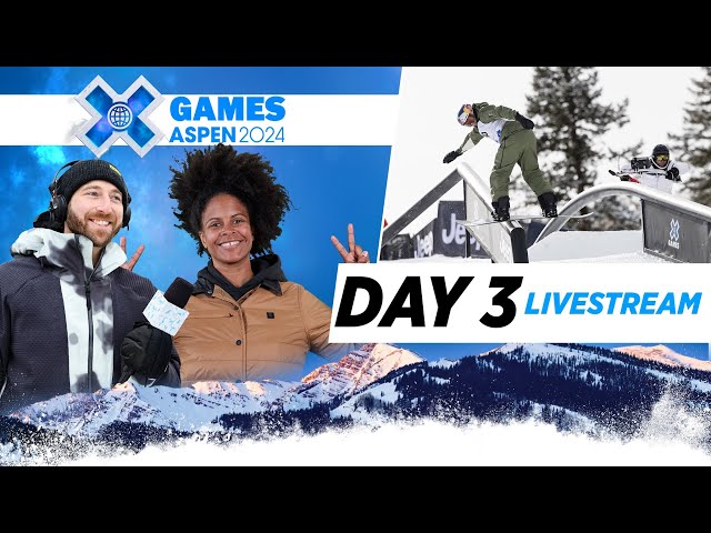 Day 3 Livestream with Jack Mitrani & Gabby Maiden | X Games Aspen 2024