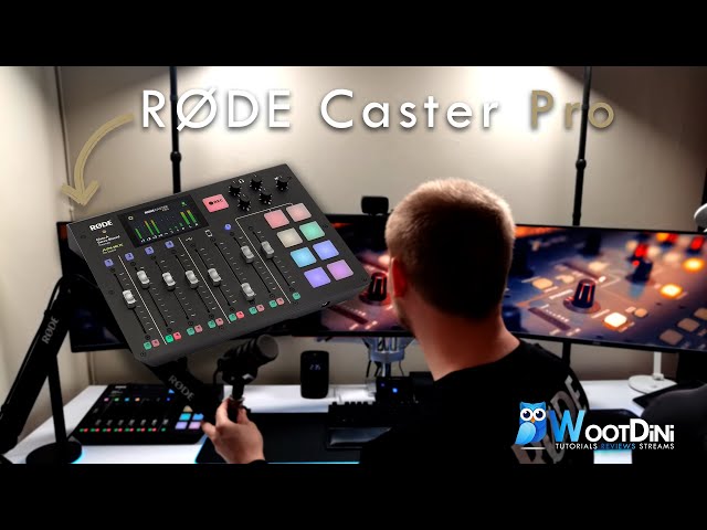 A look at the Rodecaster Pro in a Studio Setup