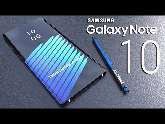 Samsung Galaxy Note 10 Introduction Concept Design,the iPhone XS Killer