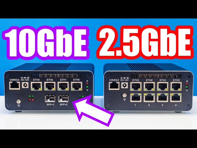 Shocking New 10GbE and 2.5GbE Firewall and Virtualization Hosts