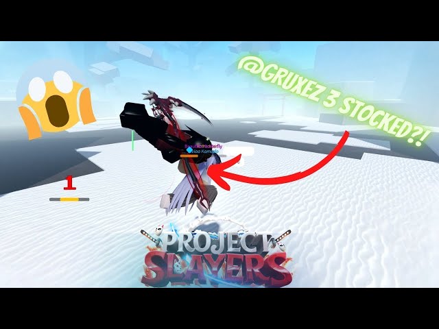 I queued up with @Gruxez in hub😱 | Project Slayers PvP
