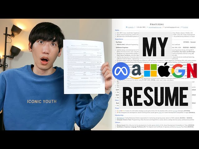 This resume got me offers from Google, Microsoft, and Amazon!