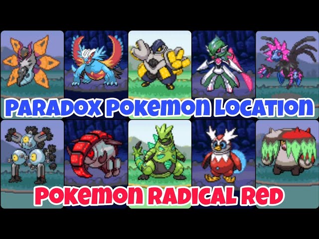 Pokemon Radical Red 4.0 All Paradox Pokemon Location