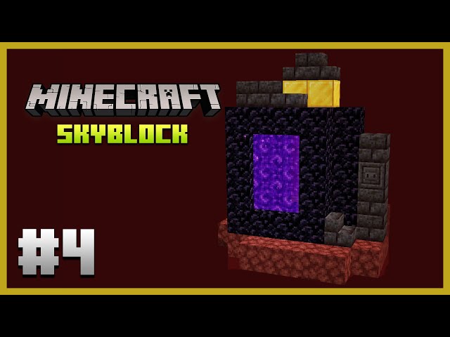 Skyblock Into The Nether! ▫ Minecraft Skyblock Tamil 1.17 [Part 4]