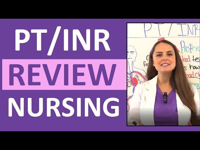 PT/INR Normal Range Nursing Lab Values for NCLEX