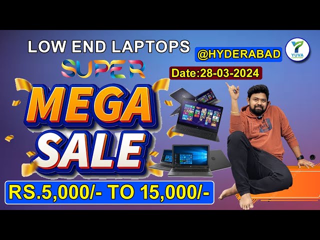 Low end laptops super MEGA SALE @5,000/- to 15,000/- | Yuva Computers