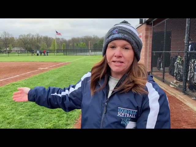 Louisville Softball Head Coach Kristen Miller Talks About Her Team's win over Canfield