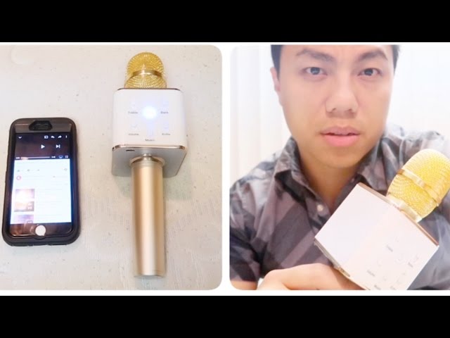 Q7 Bluetooth Microphone UNBOX & REVIEW - Karaoke Mic With Speaker