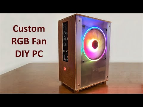 DIY PC - Custom Fan Install RGB 140mm - Build Your Own Mini ITX Computer