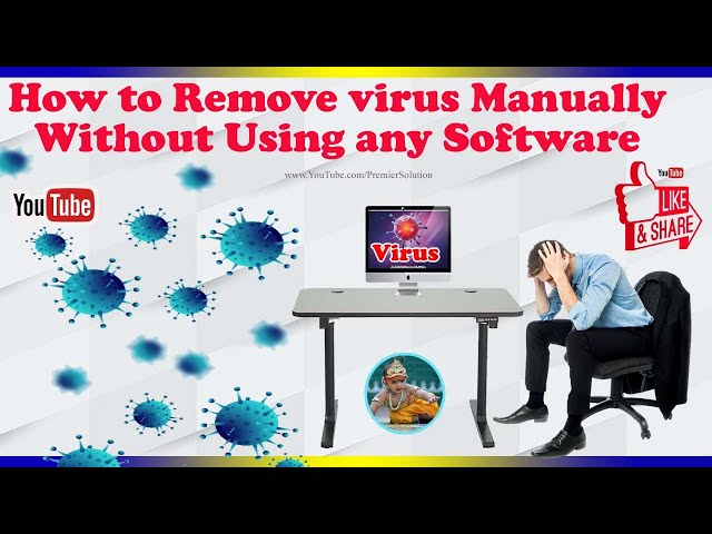 How to Remove virus manually without using any software  | malware removal