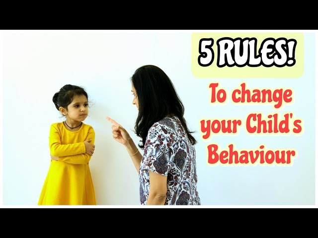 How To Change Your Child's Behaviour | Follow these 5 Rules! | Toddler Discipline
