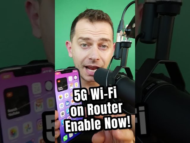 How to Enable 5G Wi-Fi on your Router for faster internet #shorts