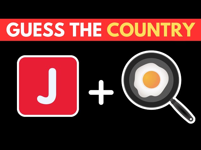 Can You Guess the COUNTRY by Emoji? 🤔 | Guess The Emoji Challenge