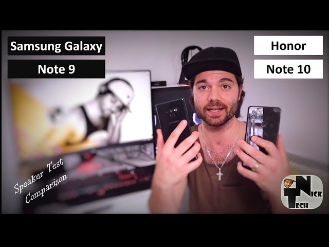 Samsung Galaxy Note 9 vs. Honor Note 10 - Speaker Test Comparison