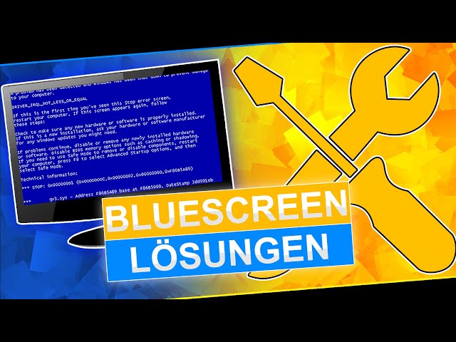 HILFE! - Bluescreen FEHLER beheben! | Windows 10 (deutsch)