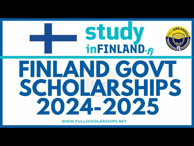 Government of  Finland Scholarship 2024-2025 Study in Finland for the Free Bachelors, Masters, PhD