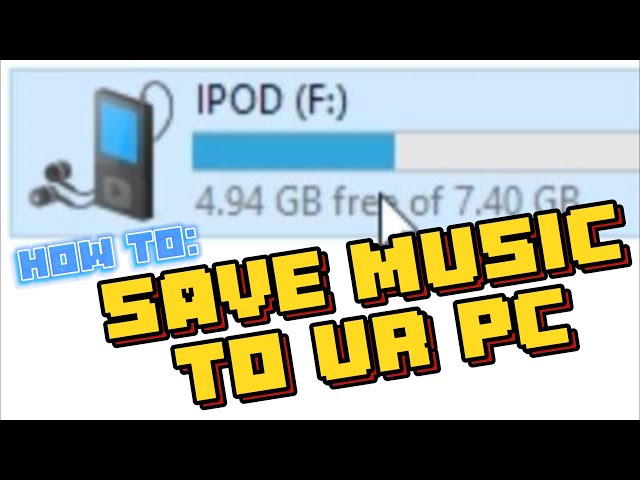 How To Copy Music off of your iPod