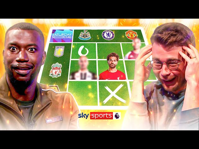 Can You Name These Footballers? 👀 | FOOTBALL TIC TAC TOE | Harry Pinero vs James Allcott
