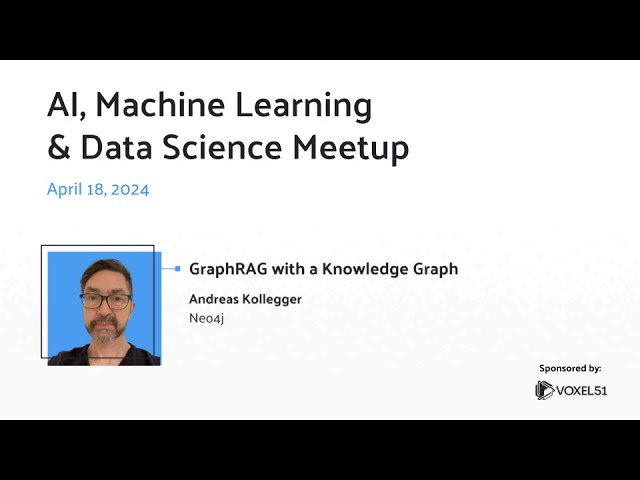 Computer Vision Meetup: GraphRAG with a Knowledge Graph