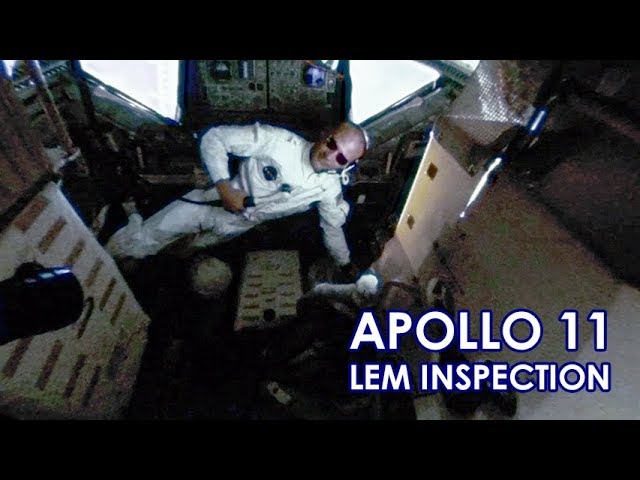 LUNAR MODULE INTERIOR - APOLLO 11 - Correct Speed