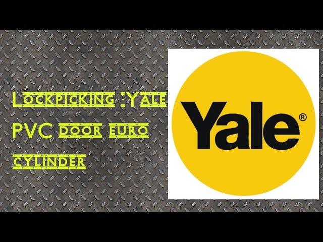 029- Lockpicking Yale PVC door euro cylinder #locksport