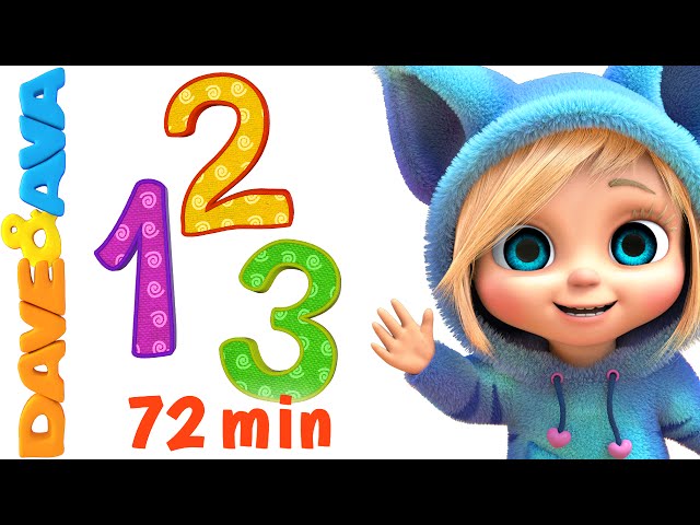 Numbers and Counting Songs Collection | Nursery Rhymes and Baby Songs from Dave and Ava