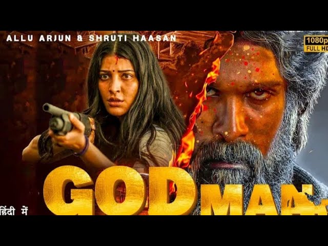 Allu Arjun & Shruti Haasan | God Man 2024 | New South Blockbuster Hindi Dubbed Full Action Movie