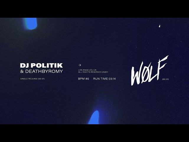 Politik & DeathbyRomy - Wolf (Official Audio)